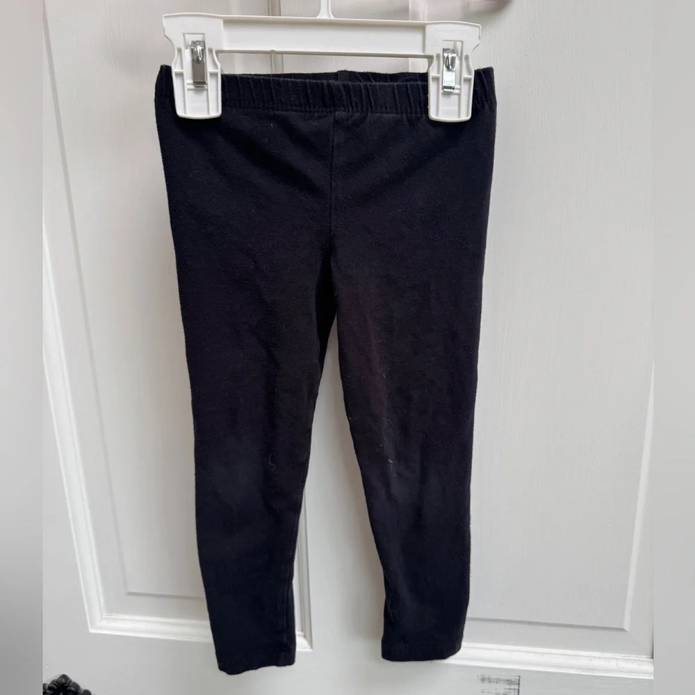 The Children's Place 3T Girls Classic Black Leggings Pants